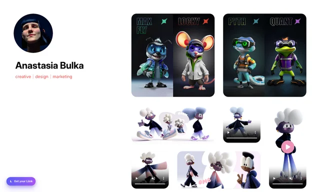 Liink-rendered preview of Anastasia Bulka