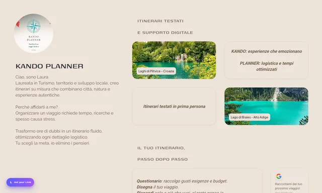 Liink-rendered preview of KANDO PLANNER
