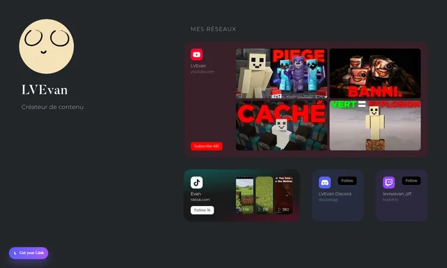 Liink-rendered preview of LVEvan