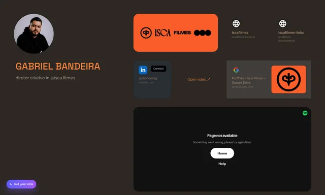 Liink-rendered preview of Gabriel Bandeira
