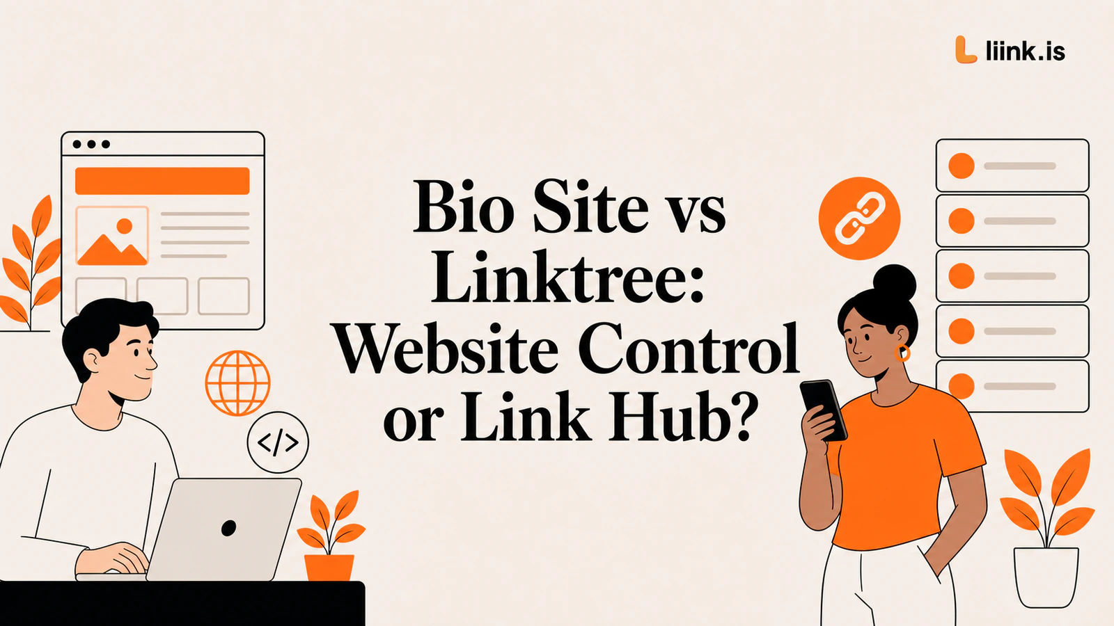 Bio Site vs Linktree: Website Control or Link Hub?