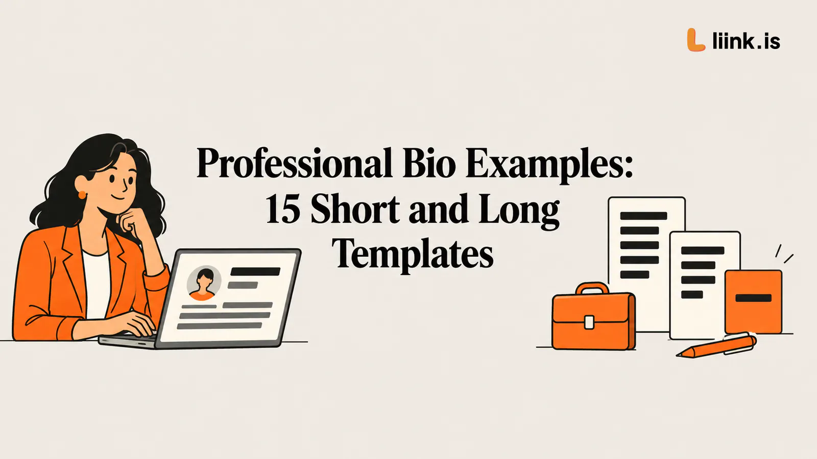 Professional Bio Examples: 15 Short and Long Templates — Liink guide